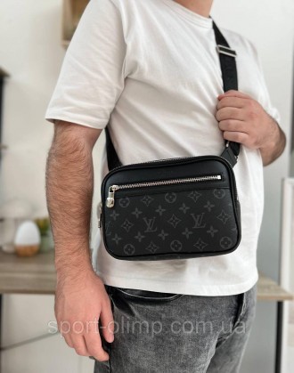 
Чоловіча сумка через плече луі вітон стильна Сумка-месенджер Louis Vuitton, щод. . фото 9