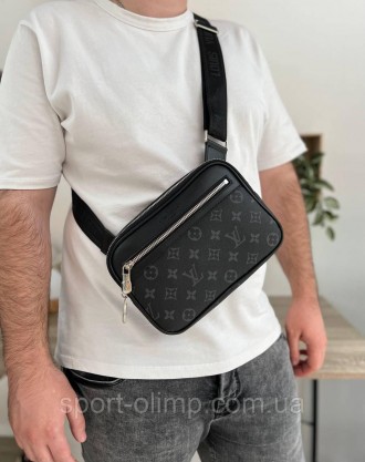 
Чоловіча сумка через плече луі вітон стильна Сумка-месенджер Louis Vuitton, щод. . фото 8
