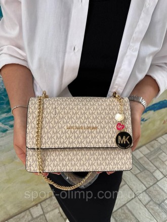 
Женская сумка через плечо стильная Michael Kors светлая классическая, повседнев. . фото 3