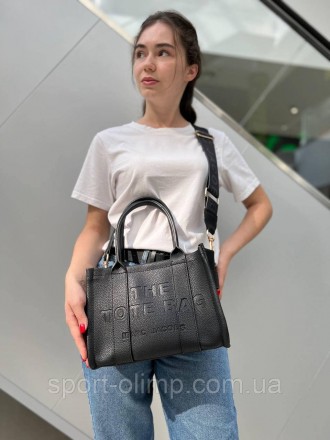 
Женская сумка через плечо стильная Сумка Marc Jacobs Tote bag (mini), черная, п. . фото 11