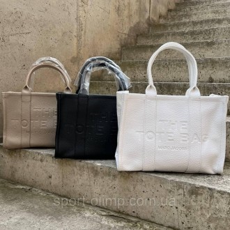 
Жіноча сумка через плече стильна Сумка Marc Jacobs Tote bag, чорна велика повся. . фото 9
