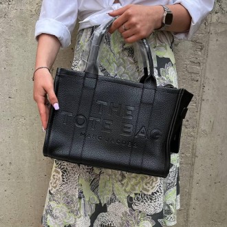 
Жіноча сумка через плече стильна Сумка Marc Jacobs Tote bag, чорна велика повся. . фото 2