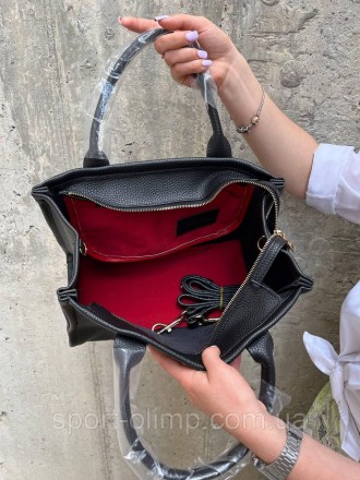 
Жіноча сумка через плече стильна Сумка Marc Jacobs Tote bag, чорна велика повся. . фото 5
