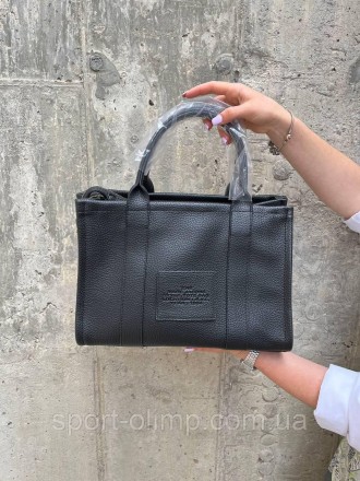 
Женская сумка через плечо стильная Сумка Marc Jacobs Tote bag, черная большая п. . фото 8