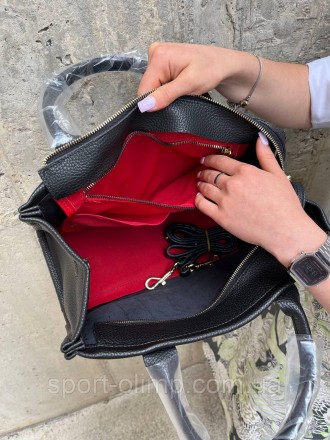 
Женская сумка через плечо стильная Сумка Marc Jacobs Tote bag, черная большая п. . фото 6
