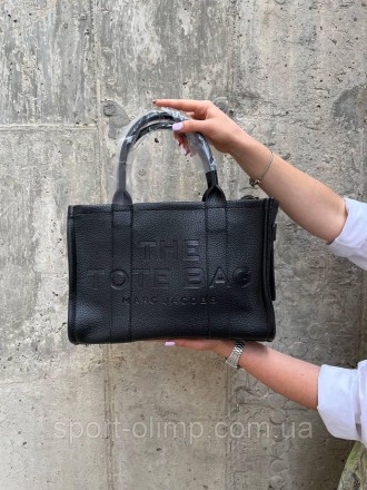 
Жіноча сумка через плече стильна Сумка Marc Jacobs Tote bag, чорна велика повся. . фото 4