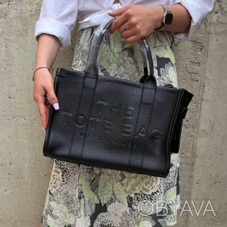 
Женская сумка через плечо стильная Сумка Marc Jacobs Tote bag, черная большая п. . фото 1