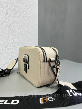 
Женская сумка через плечо стильная Сумка Karl Lagerfeld, бежевая, повседневная
. . фото 9