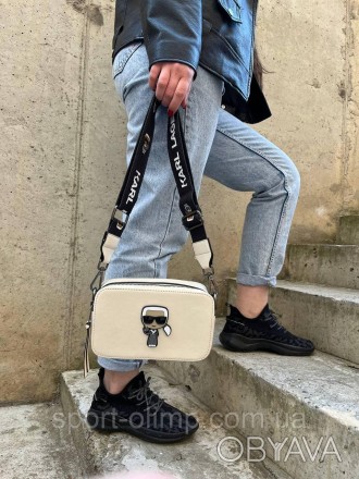 
Женская сумка через плечо стильная Сумка Karl Lagerfeld, бежевая, повседневная
. . фото 1