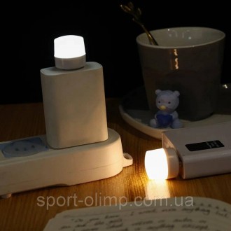 Комплект светодиодных ламп (10 шт), которые питаются от любого устройства с USB-. . фото 7