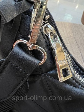 
Женская сумка через плечо прада стильная Prada черная классическая, повседневна. . фото 5