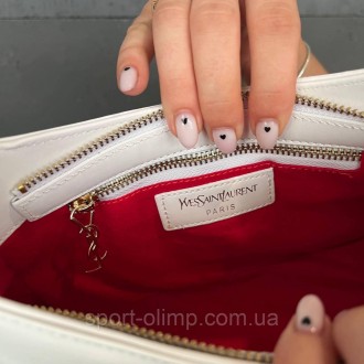 
Жіноча сумка через плече стильна YSL класична, біла зручна повсякденна
Наші пер. . фото 7