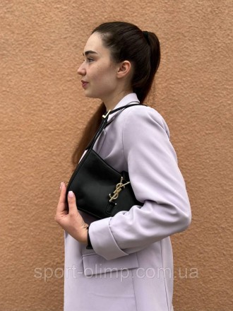 
Жіноча сумка через плече стильна YSL класична, чорна зручна повсякденна
Наші пе. . фото 7