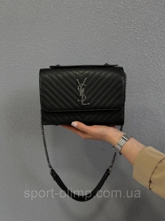 
Жіноча сумка через плече стильна YSL класична, чорна повсякденна зручна
Наші пе. . фото 3