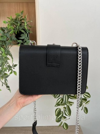 
Женская сумка через плечо пинко стильная Pinko классическая, черная сумка на це. . фото 9