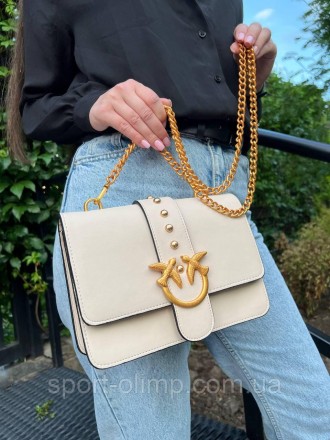 
Женская сумка через плечо пинко стильная Pinko классическая, сумка на цепочке п. . фото 4