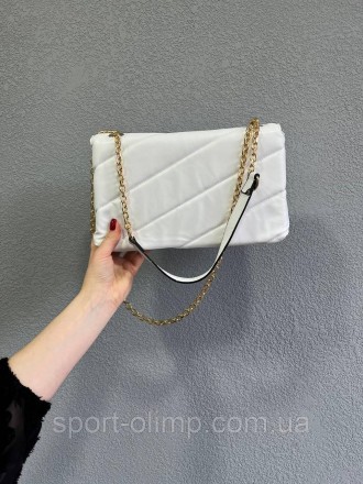 
Женская сумка через плечо пинко стильная Pinko классическая, белая сумка на цеп. . фото 5