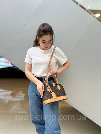 
Жіноча сумка через плече луї вітон стильна Louis Vuitton класична, коричнева по. . фото 9