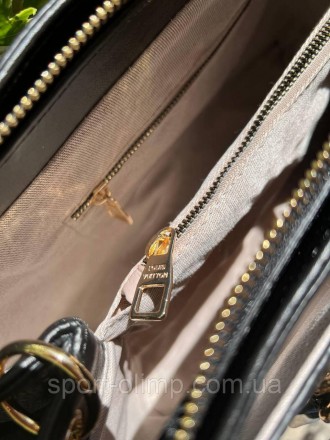 
Жіноча сумка через плече луї вітон стильна Louis Vuitton, чорна велика повсякде. . фото 5