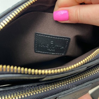 
Жіноча сумка через плече подвійна луї вітон стильна Louis Vuitton класична, чор. . фото 11