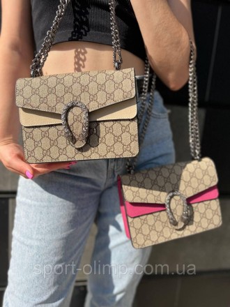 
Женская сумка через плечо гучи стильная Gucci классическая, коричневая сумка на. . фото 11