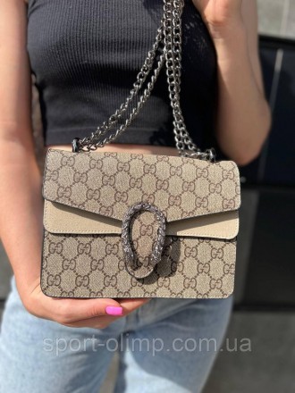 
Женская сумка через плечо гучи стильная Gucci классическая, коричневая сумка на. . фото 10
