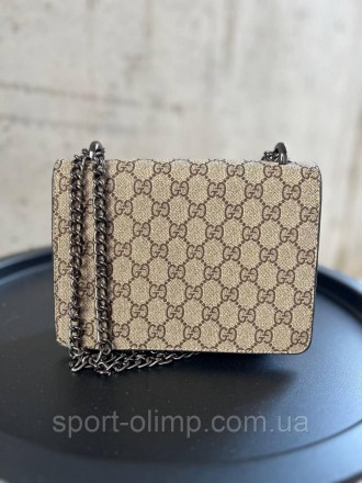
Женская сумка через плечо гучи стильная Gucci классическая, коричневая сумка на. . фото 3