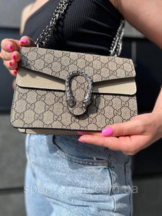 
Женская сумка через плечо гучи стильная Gucci классическая, коричневая сумка на. . фото 9