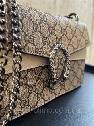 
Женская сумка через плечо гучи стильная Gucci классическая, коричневая сумка на. . фото 4
