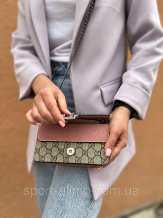 
Женская сумка через плечо гучи стильная Gucci классическая, коричневая повседне. . фото 6