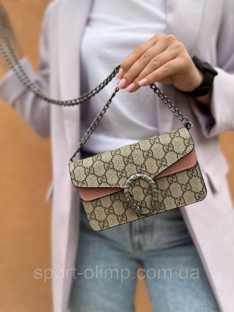 
Женская сумка через плечо гучи стильная Gucci классическая, коричневая повседне. . фото 2