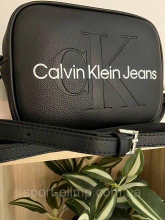 
Женская сумка через плечо кельвин кляин стильная Calvin Klein классическая, чер. . фото 3