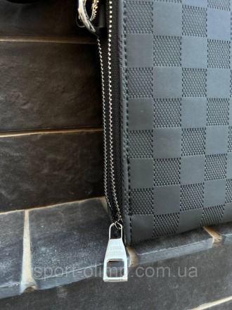 
Чоловіча сумка через плече луї вітон стильна Сумка-месенджер Louis Vuitton, чор. . фото 4