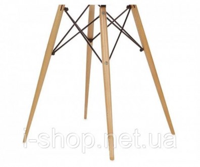 Квадратний стіл, стільниця з матеріалу верзаліт 70*70 см, дерев'яні ніжки, натур. . фото 5
