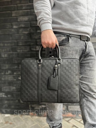 
Мужская кожаная сумка через плечо Луи Витон стильная Louis Vuitton, мужская сум. . фото 2