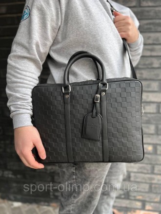 
Мужская кожаная сумка через плечо Луи Витон стильная Louis Vuitton, мужская сум. . фото 10
