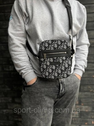 
Чоловіча сумка через плече крістіан діор стильна Сумка-месенджер Christian Dior. . фото 2