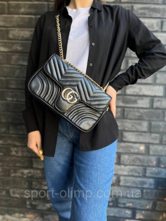 
Жіноча сумка через плече гучі стильна Gucci класична, сумка на ланцюжку повсякд. . фото 8
