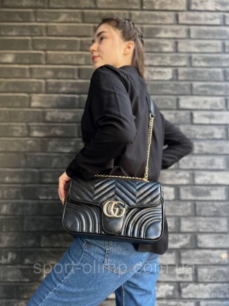 
Жіноча сумка через плече гучі стильна Gucci класична, сумка на ланцюжку повсякд. . фото 11