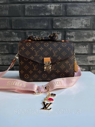 
Жіноча сумка через плече луї вітон стильна Louis Vuitton класична, корпусна кор. . фото 3