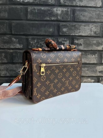 
Жіноча сумка через плече луї вітон стильна Louis Vuitton класична, корпусна кор. . фото 5