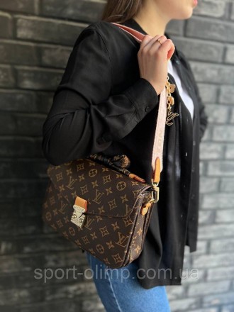 
Жіноча сумка через плече луї вітон стильна Louis Vuitton класична, корпусна кор. . фото 10