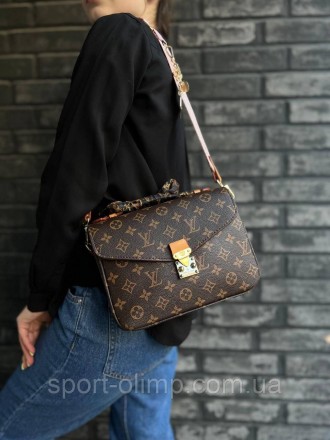 
Жіноча сумка через плече луї вітон стильна Louis Vuitton класична, корпусна кор. . фото 9