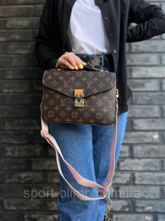 
Жіноча сумка через плече луї вітон стильна Louis Vuitton класична, корпусна кор. . фото 2