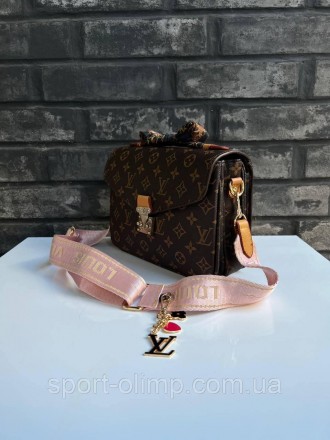 
Жіноча сумка через плече луї вітон стильна Louis Vuitton класична, корпусна кор. . фото 4