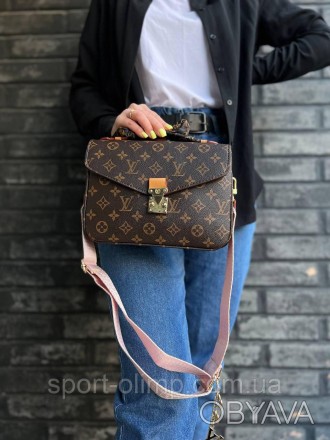 
Жіноча сумка через плече луї вітон стильна Louis Vuitton класична, корпусна кор. . фото 1