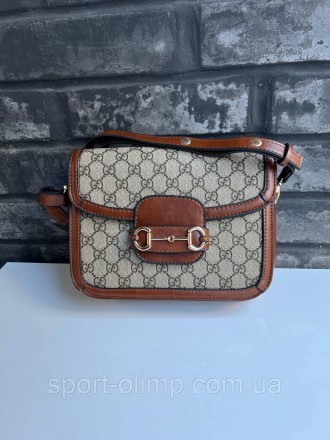 
Женская сумка через плечо гучи стильная Gucci классическая, коричневая удобная . . фото 2