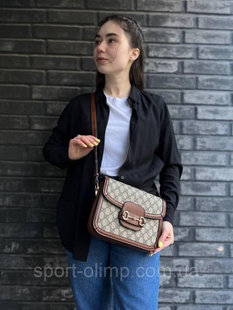 
Женская сумка через плечо гучи стильная Gucci классическая, коричневая удобная . . фото 11