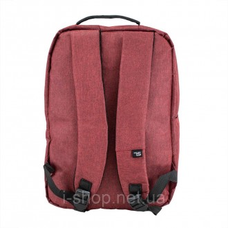 Вологостійкий і місткий рюкзак для ноутбуку в бордовому кольорі Semi Line 21 Bur. . фото 6