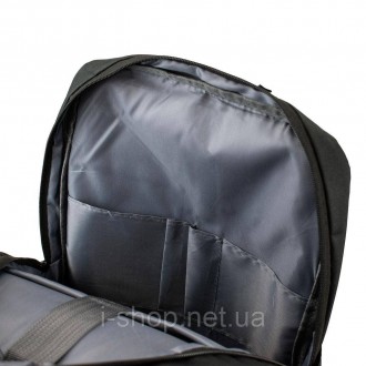 Вологостійкий і місткий рюкзак для ноутбуку в бордовому кольорі Semi Line 21 Bur. . фото 7
